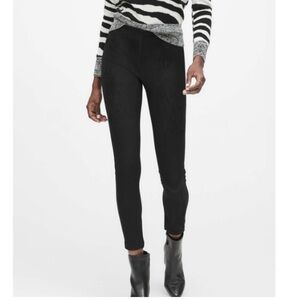 NWT Banana Republic Black Suede Pants